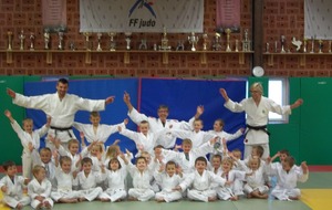 Cours de nos plus jeunes judokas 