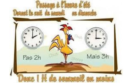 Changement d'heure
