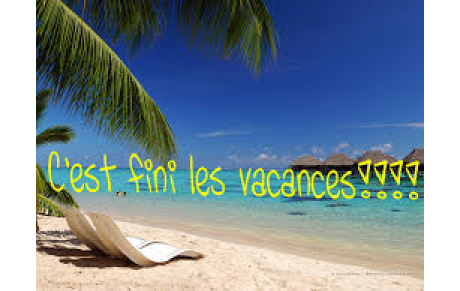 La rentrée approche !!!